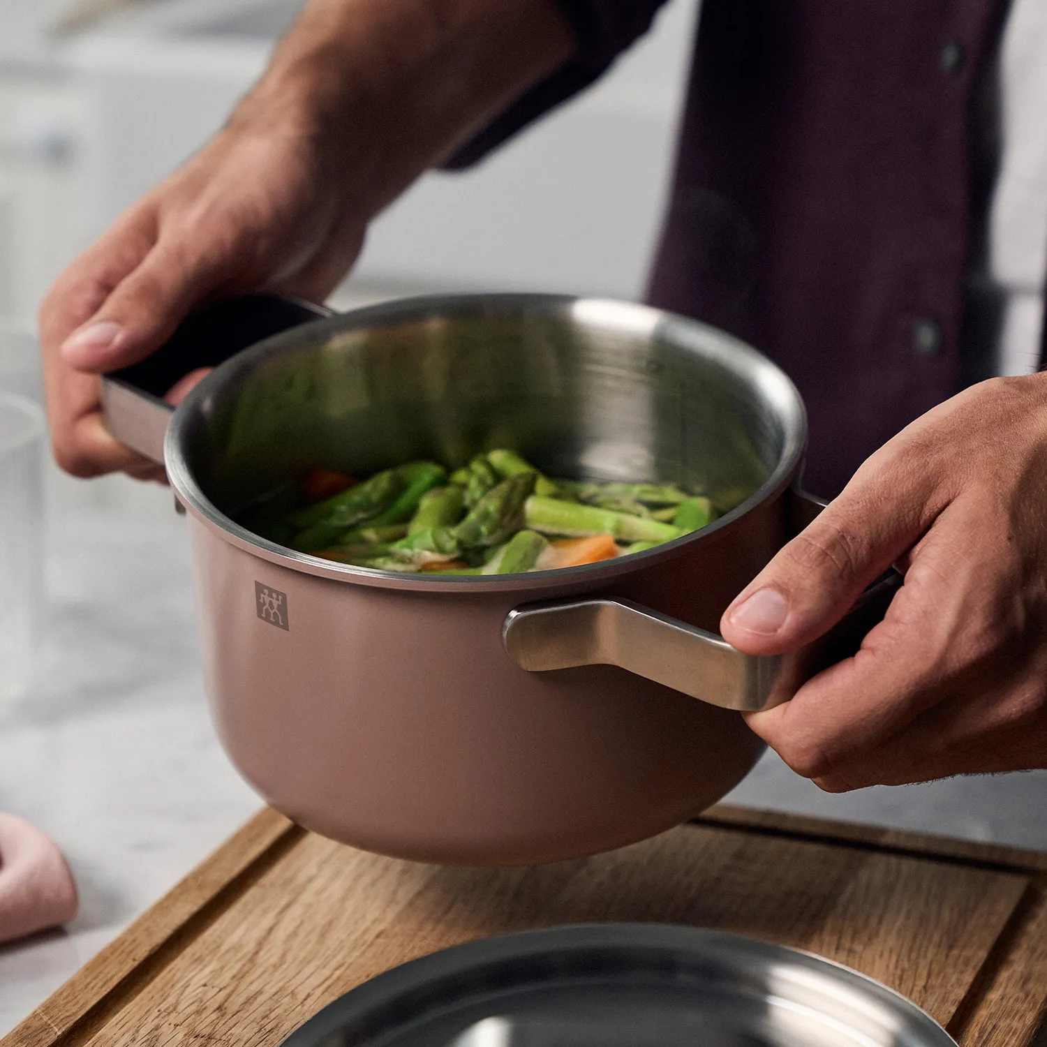 Zwilling Pure Stainless Steel 8-Piece Cookware Set