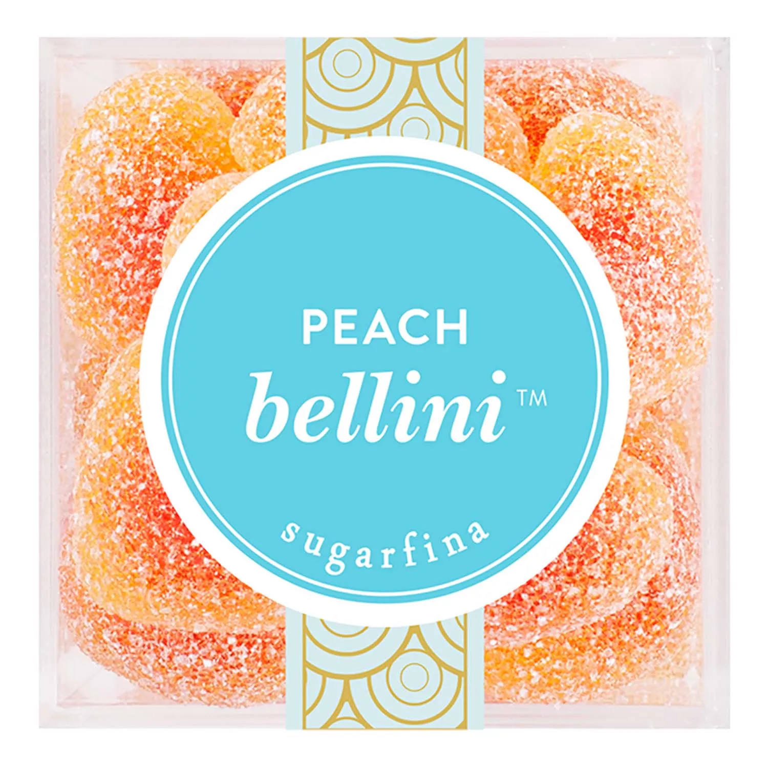 Sugarfina Peach Bellini Gummy Hearts,14 oz.