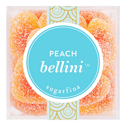 Sugarfina Peach Bellini Gummy Hearts, Large Cube