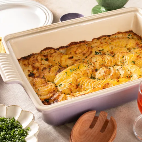 Le Creuset Heritage Stoneware Covered Baker, 4 qt.