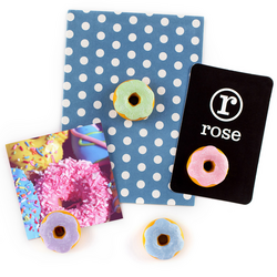 Sur La Table Donut Magnets, Set of 4