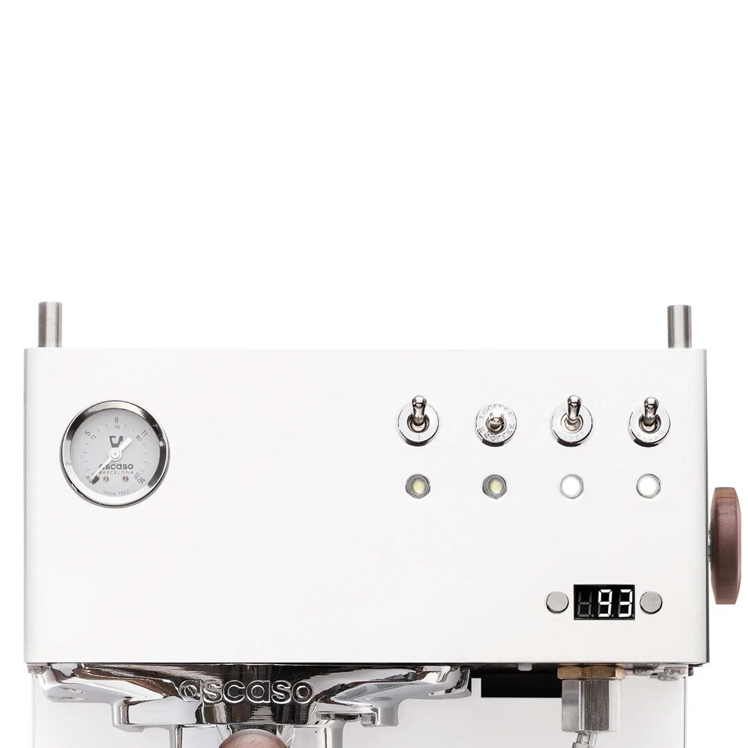 Ascaso Steel Uno Programmable Espresso Machine with PID Controller & Single Thermoblock 