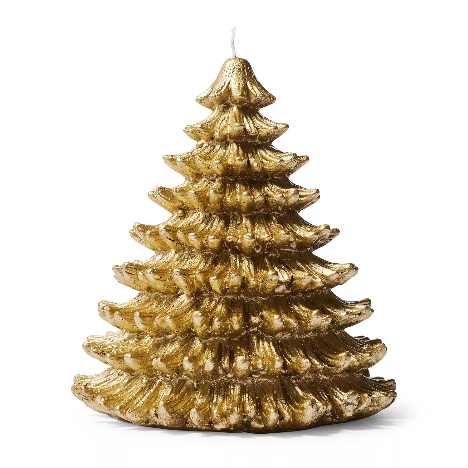 Sur La Table Gold Tree Candle, 7"