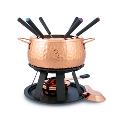 Swissmar 11-Piece Biel Copper Fondue Set 