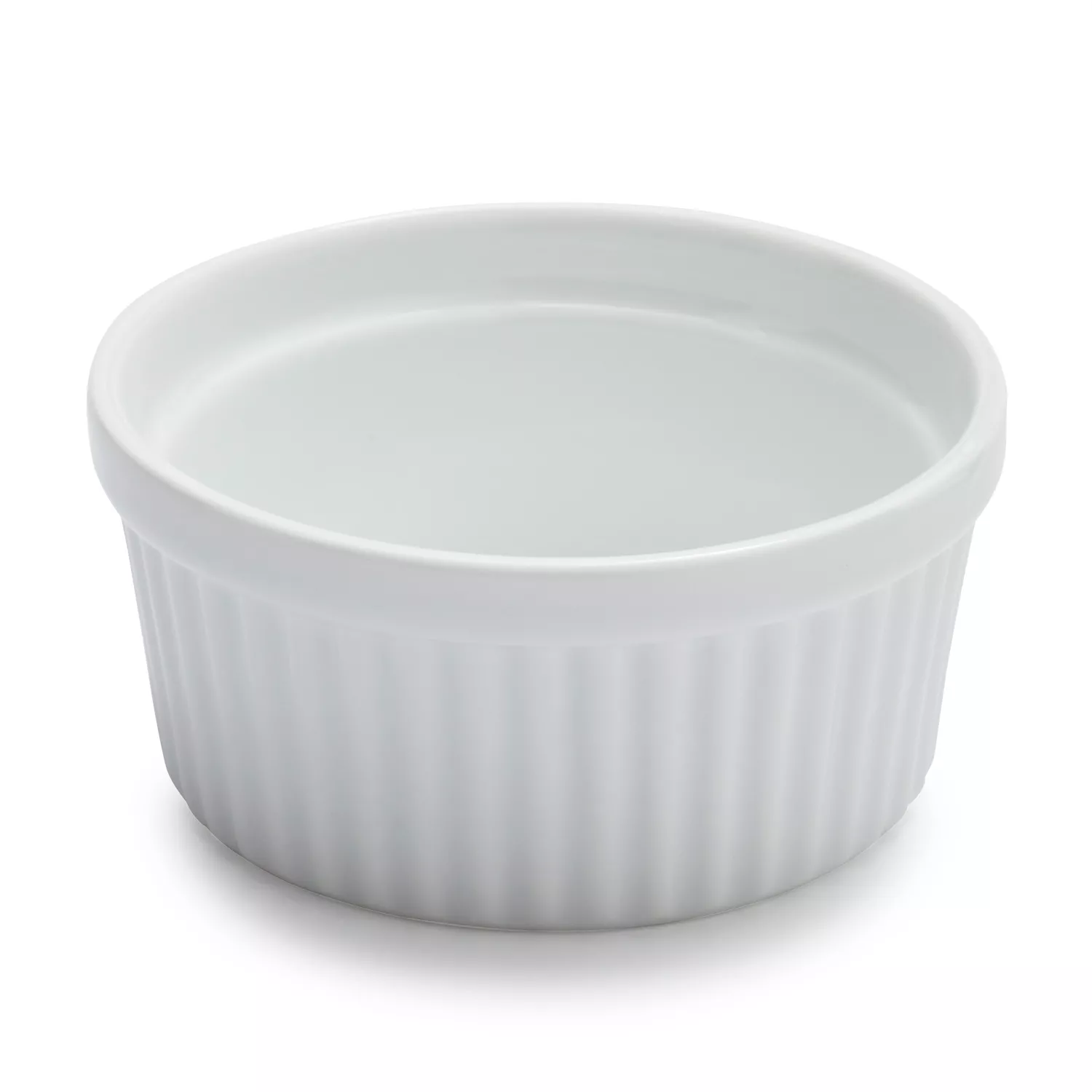 Sur La Table Porcelain Round Ramekin with Ribbed Side