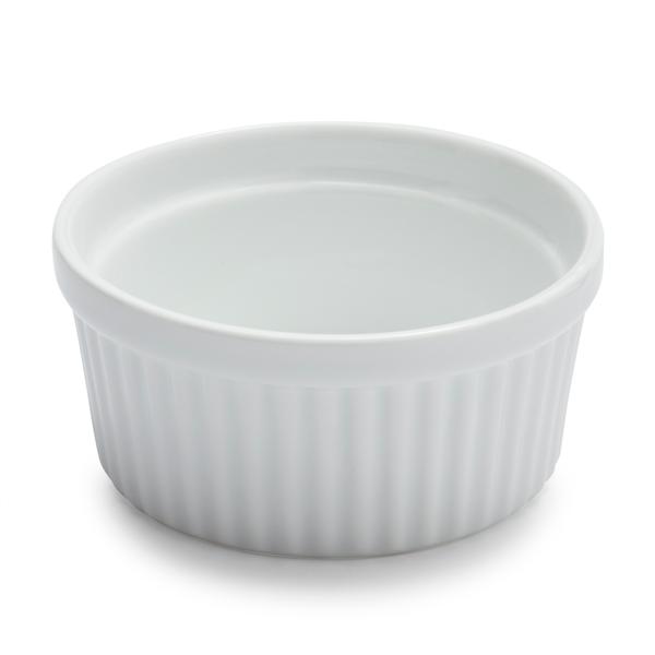 Sur La Table Porcelain Round Ramekin with Ribbed Side