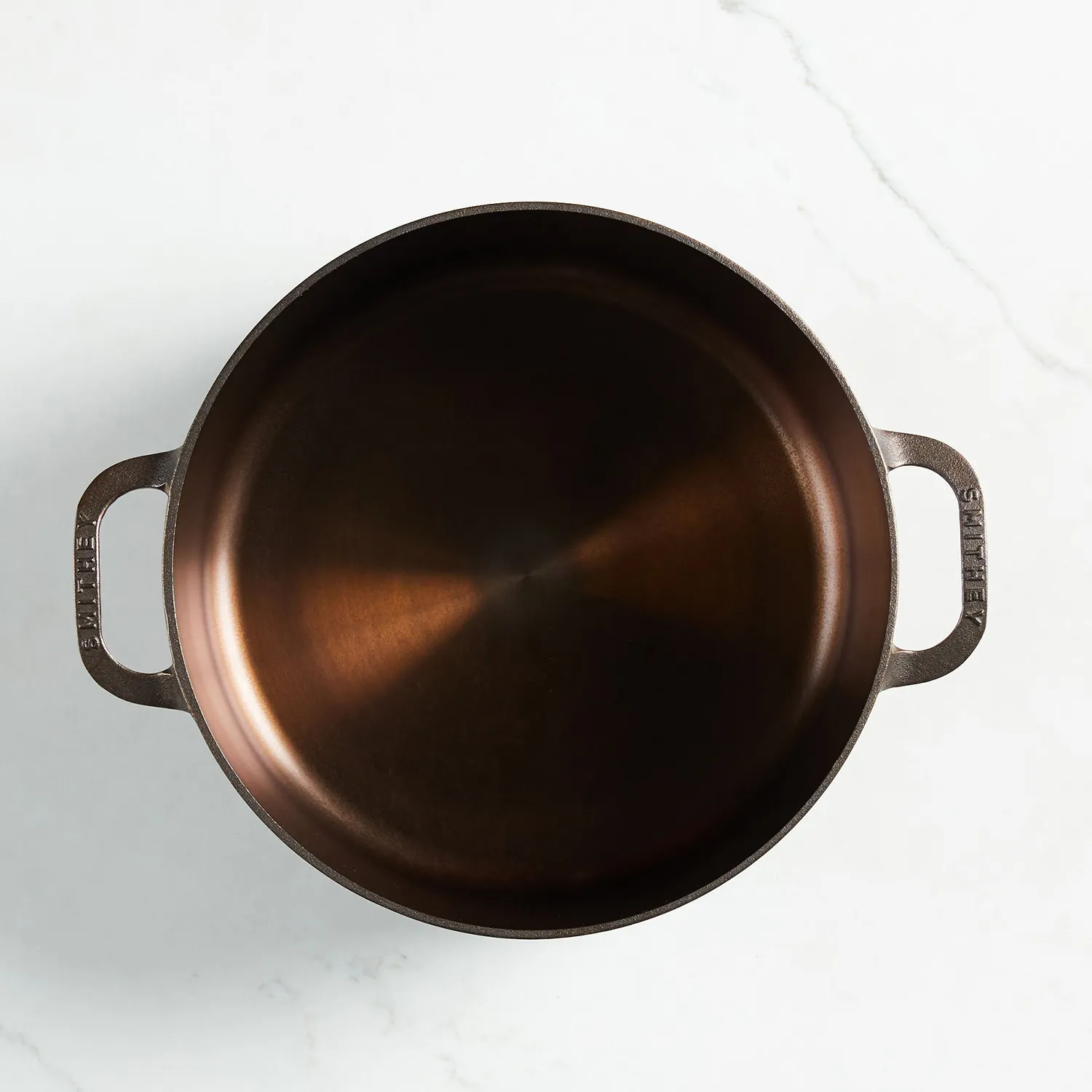 Smithey Polished Cast Iron Dutch Oven