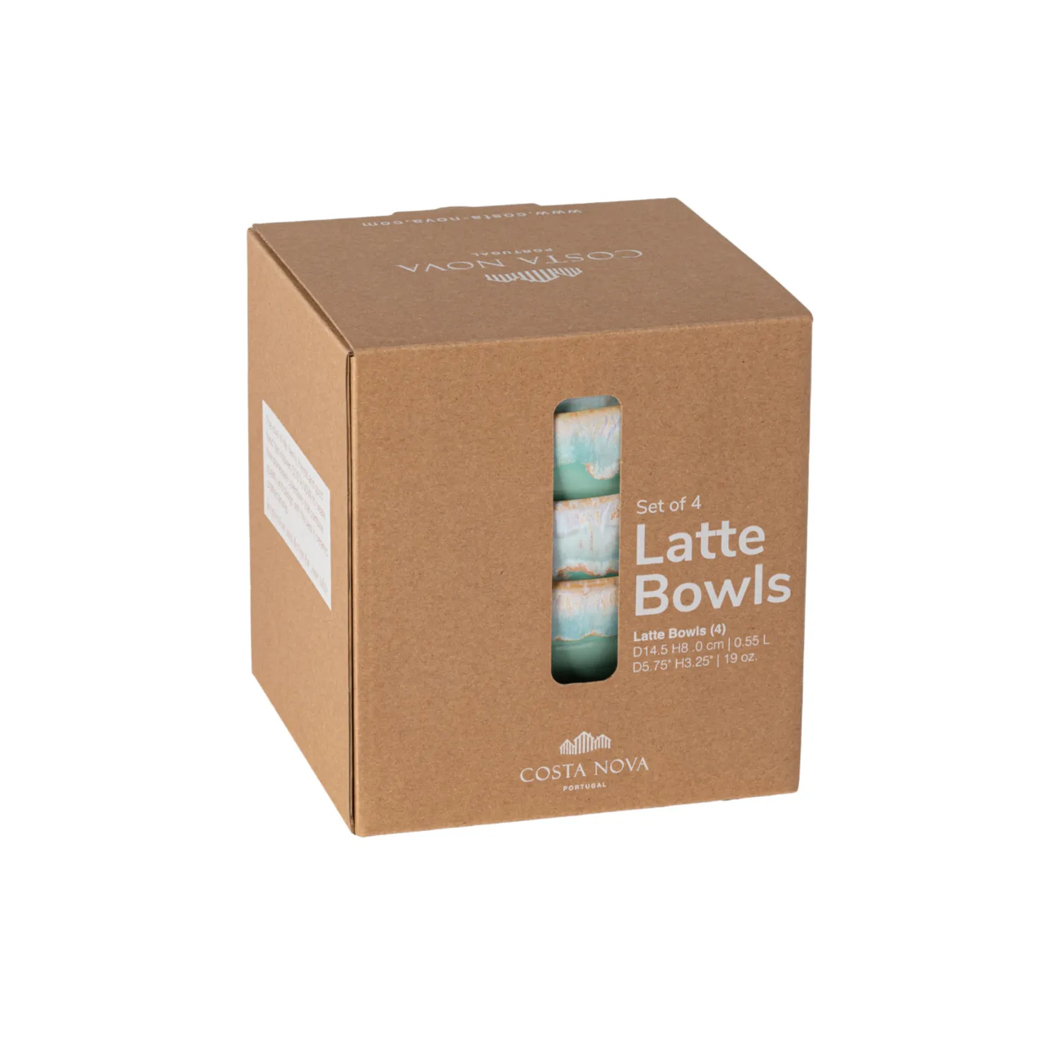 Costa Nova Brisa Latte Bowls, Set of 4