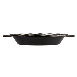 Lodge Cast Iron Pie Pan with Silicone Handles, 9.5&#34;