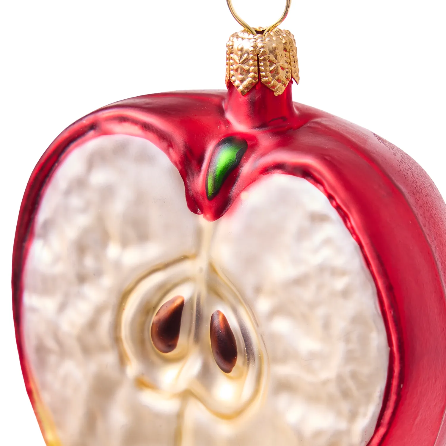 Sur la table Red Apple Ornament