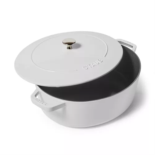 Staub Cast Iron Wide Oval Dutch Oven, 6.25 Qt. 