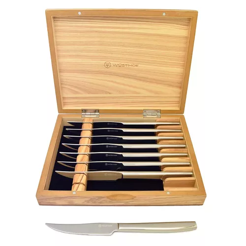 W&#252;sthof&#8217;s Eight-Piece  Stainless Mignon Steak Knife Set