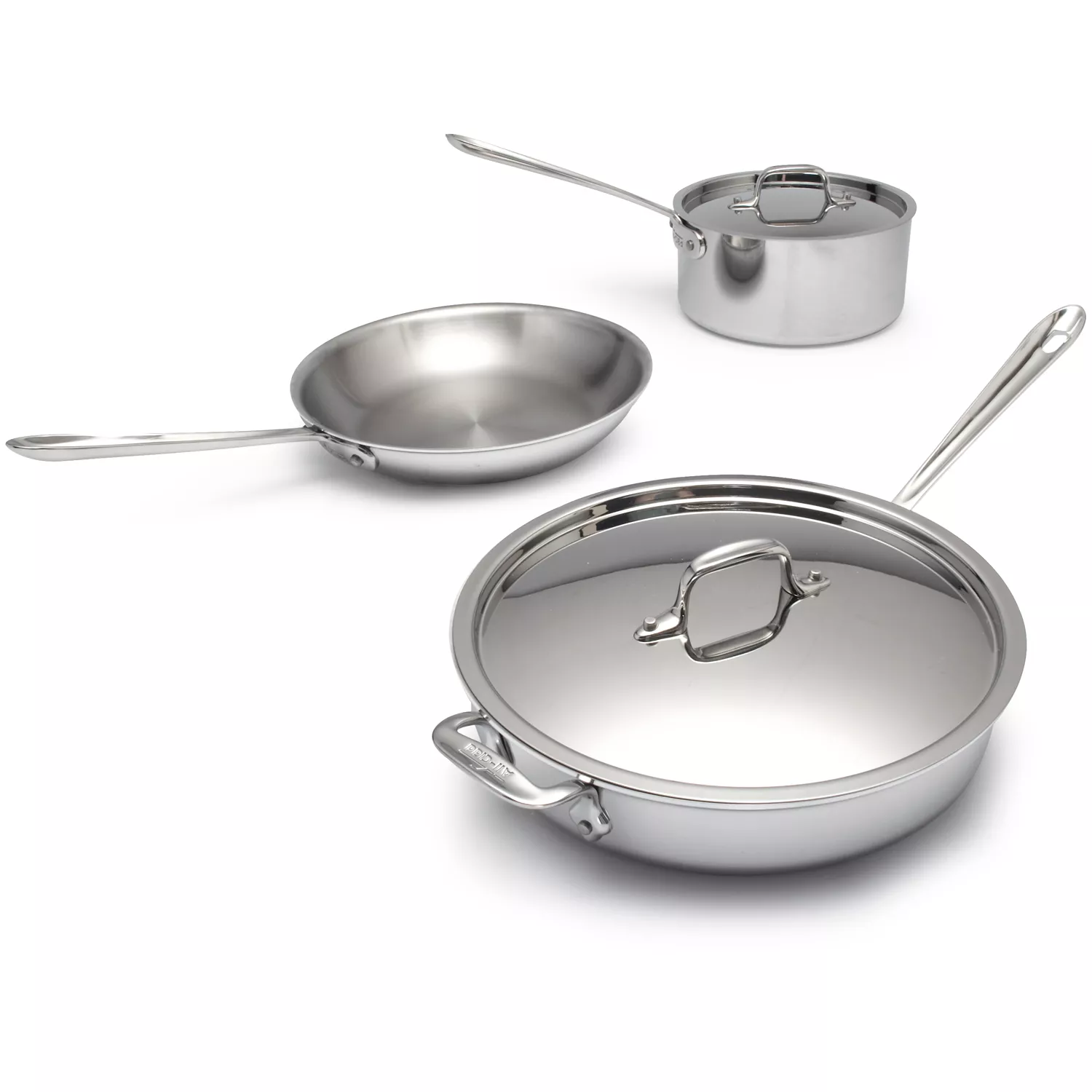 All-Clad D3 Stainless Steel 5-Piece Set