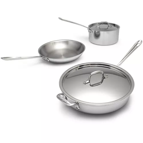 All-Clad Stainless Steel 15” Oval Baker with Pot Holders