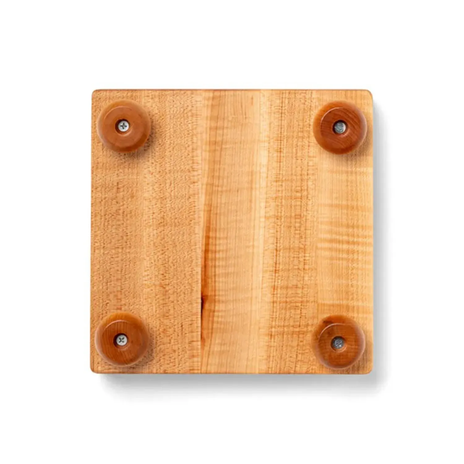 John Boos Maple Edge-Grain Square Serving Boards w/ Feet, 1.5" Thick