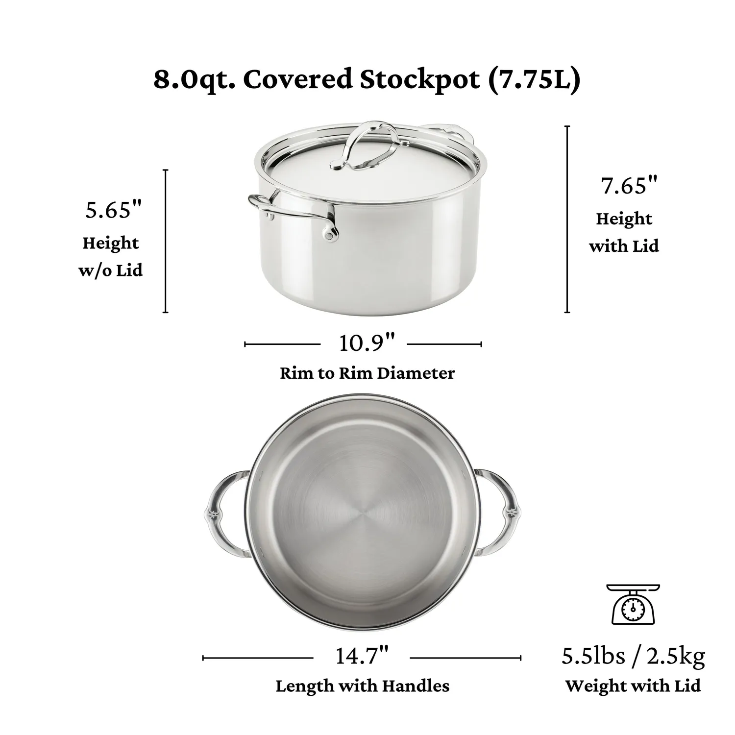 Hestan ProBond Luxe & Provisions Stainless Steel 27-Piece Cookware Set