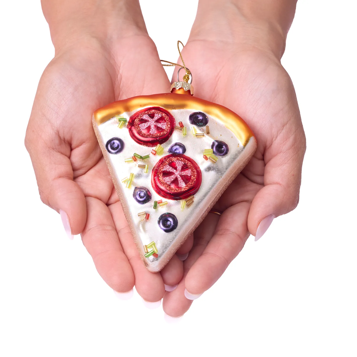 Sur la table Pizza Slice Ornament