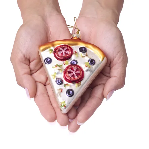 Sur la table Pizza Slice Ornament
