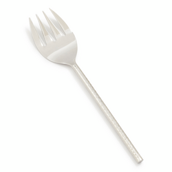 Hammered Silver Serving Fork