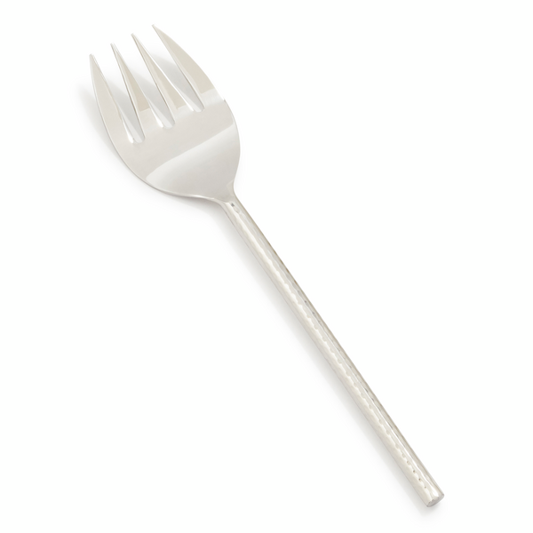 Hammered Silver Serving Fork