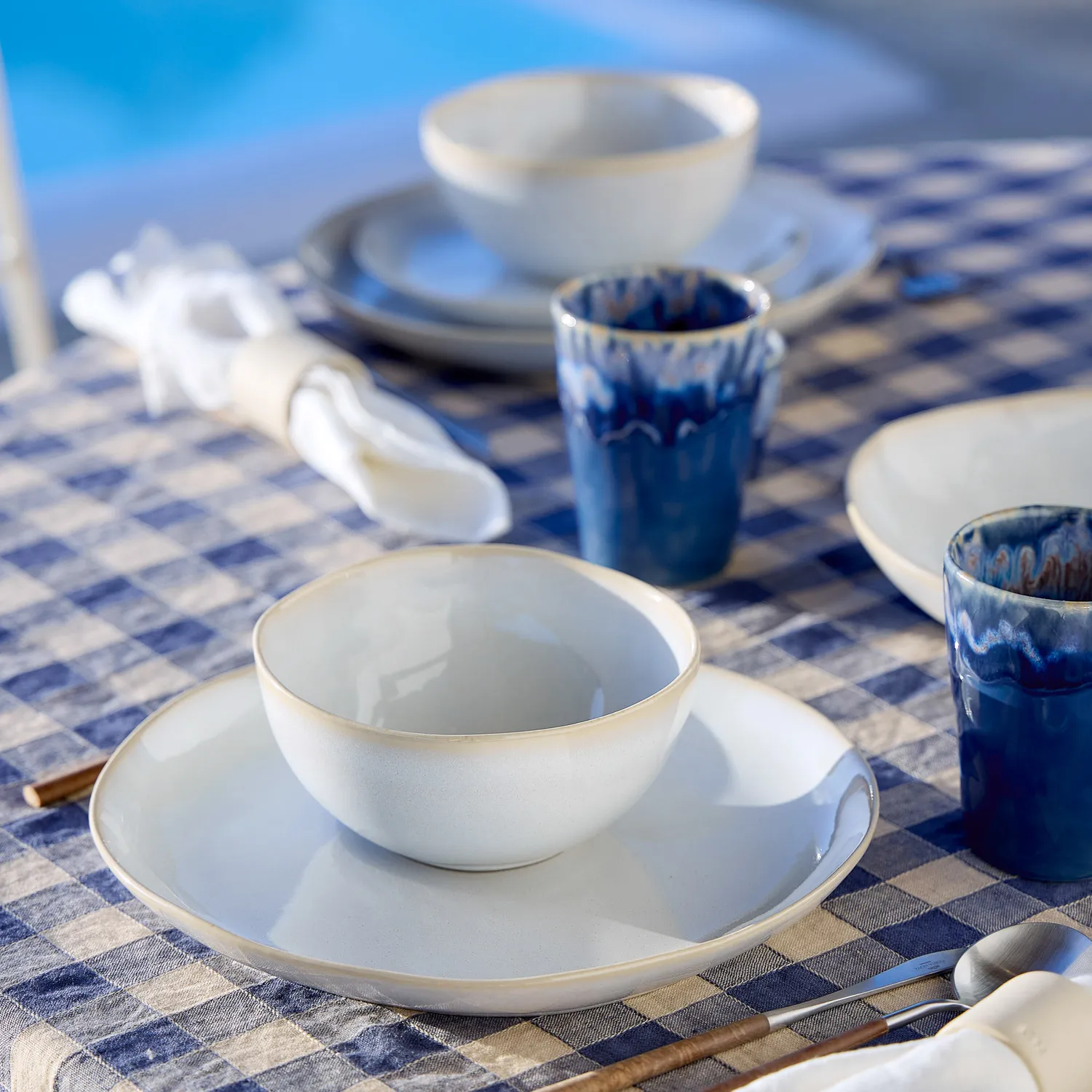 Costa Nova Brisa Salad Plates, Set of 6