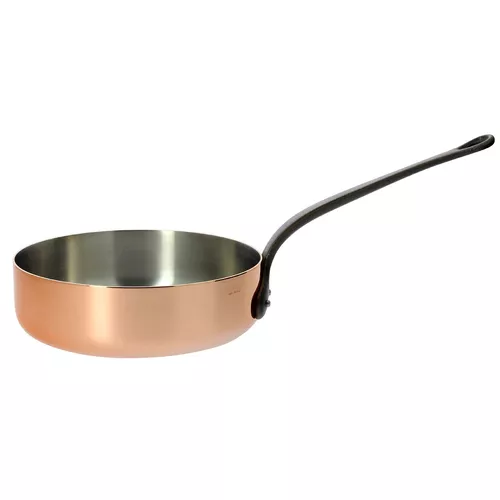 de Buyer - Mineral B Crepe & Tortilla Pan - Nonstick Frying and Pancake Pan  - Carbon and Stainless Steel - Induction-ready - 10.25 