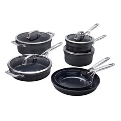 Zwilling Motion Hard-Anonized Ceramic Nonstick 10-Piece Cookware Set I Love everything about these pots/pans!!! They are beautiful, very conductive and easy to clean