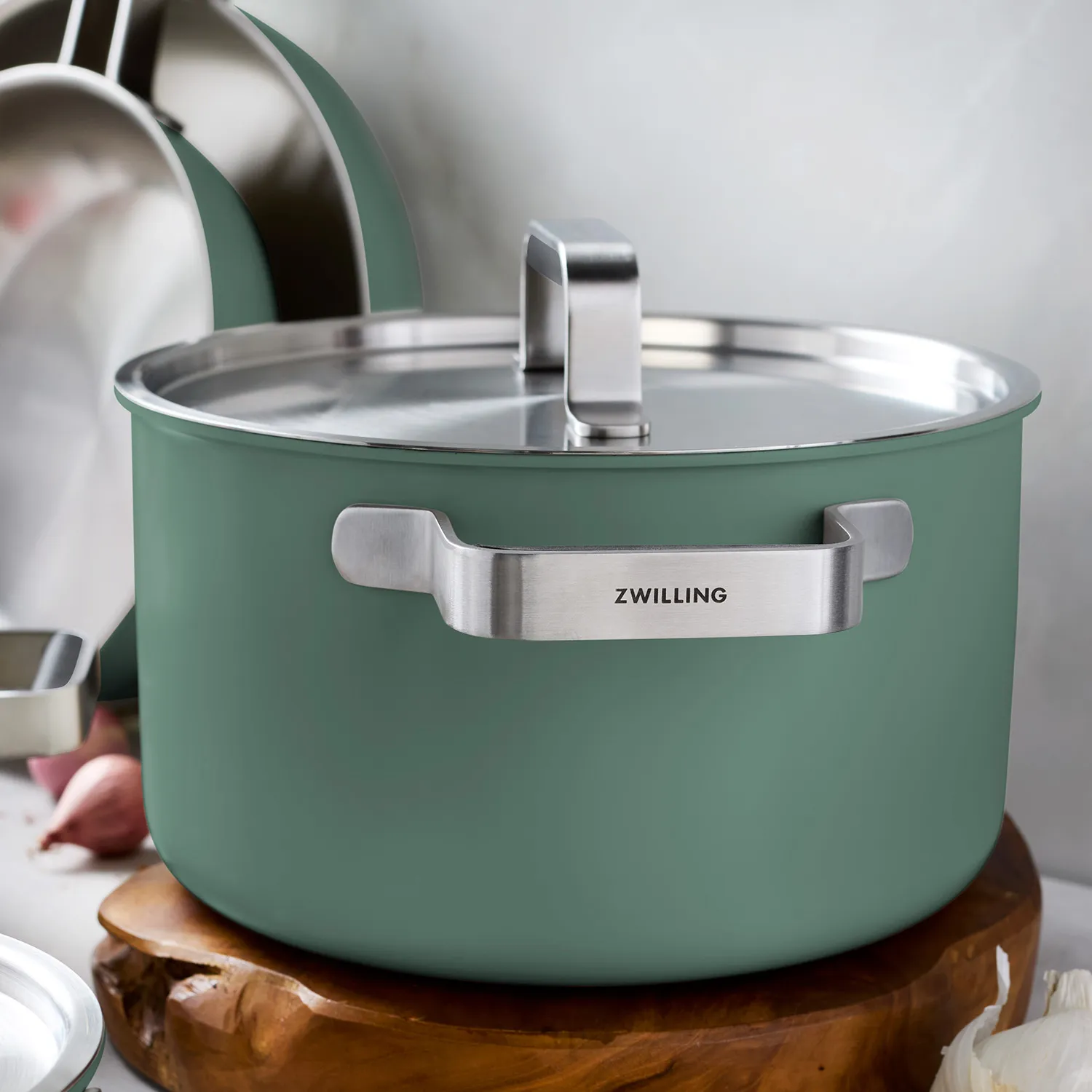 Zwilling Pure Stainless Steel 8-Piece Cookware Set