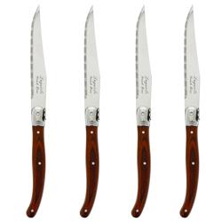 French Home Laguiole Steak Knives, Set of 4