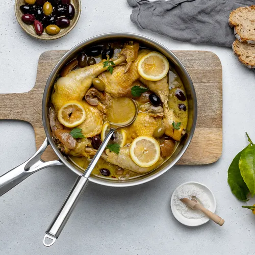 Cristel Castel'Pro Ultraply Professional Stainless Steel Saute Pan