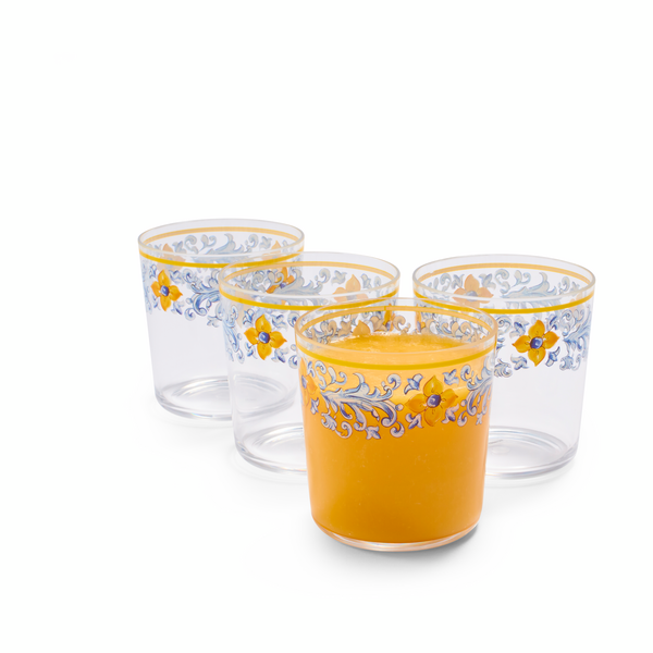 Mercado Outdoor Double Old-Fashioned Glasses, Set of 4