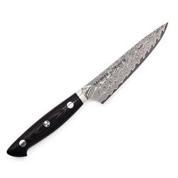 Bob Kramer Stainless Damascus Prep Knife by Zwilling J.A. Henckels, 5.5"