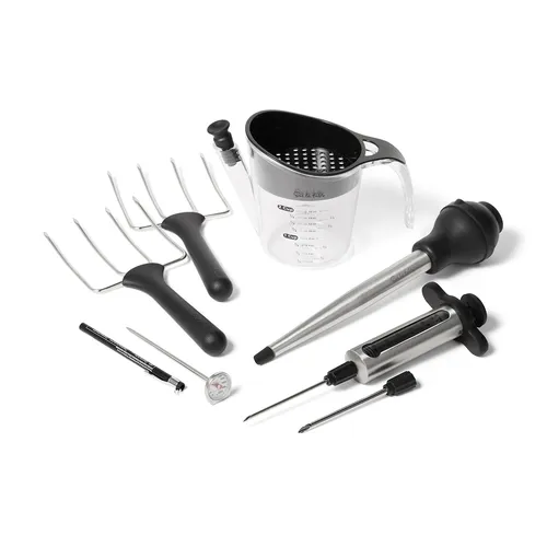 Sur la table 5-Piece Roasting Tool Kit 
