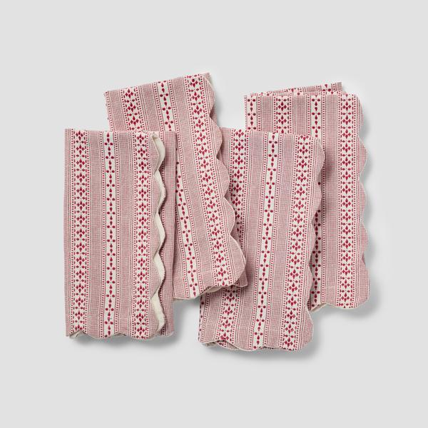 Sur la table Nutcracker Woven Napkins, Set of 4