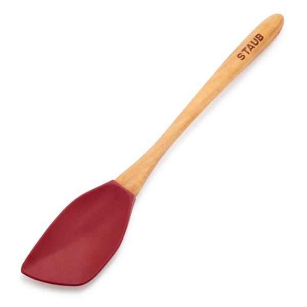 Staub Olivewood & Silicone Spoon Spatula