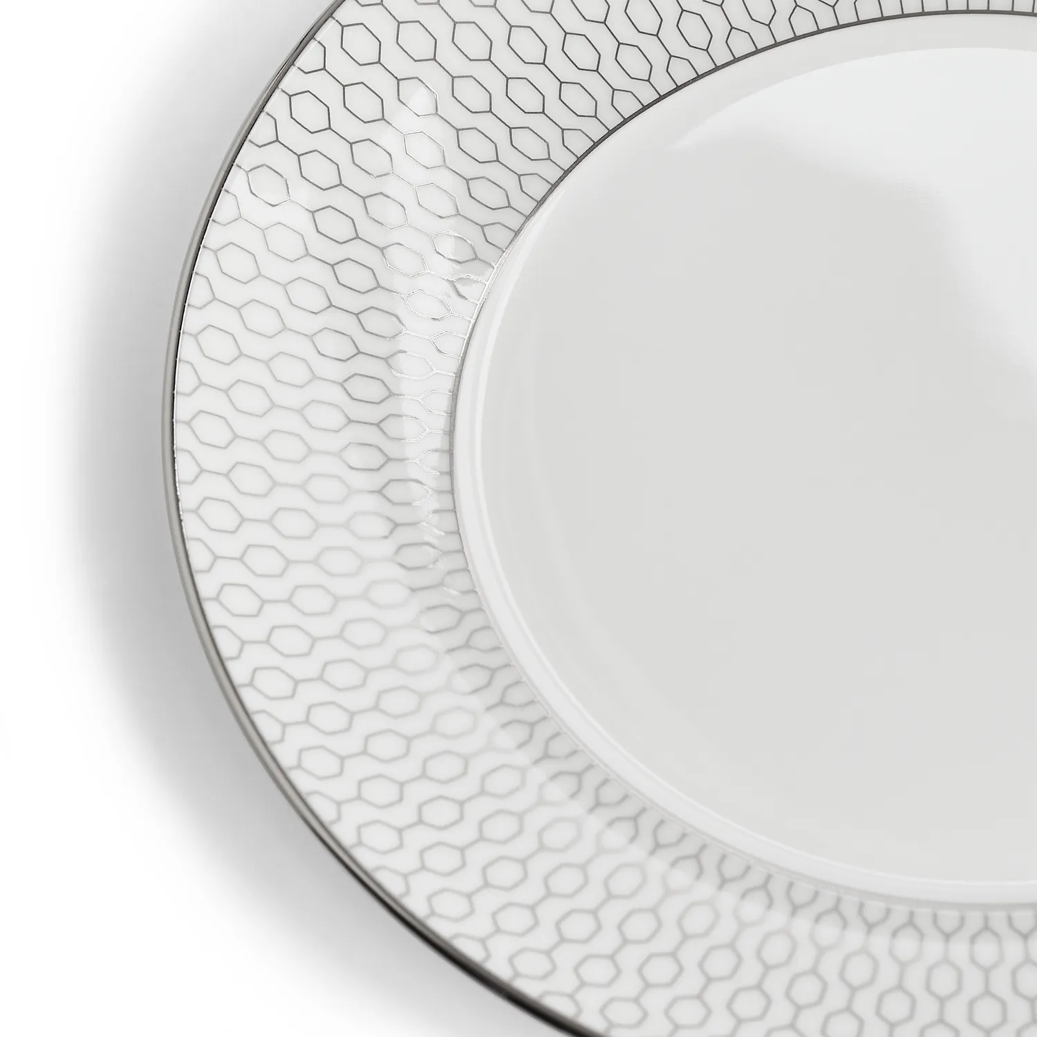 Wedgwood Gio Platinum Bread Plate