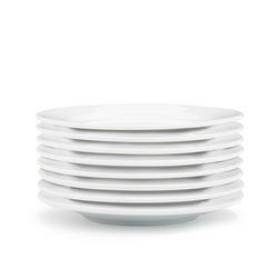 Sur La Table Bistro Round Appetizer Plate No silverware marks and no food crapping from plates