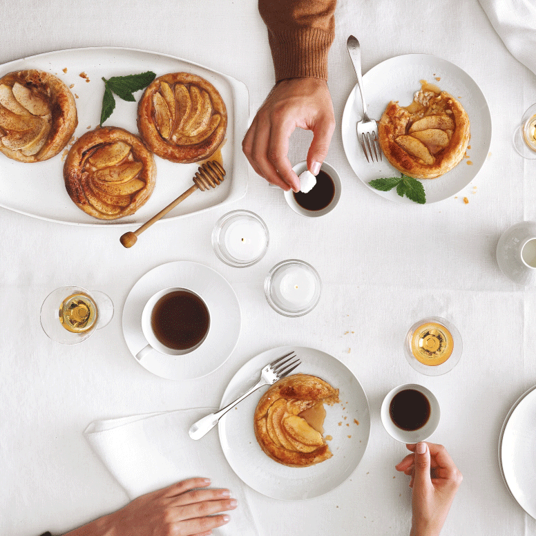 Apple, Goat Cheese, and Honey Tartlets from Bon Appétit