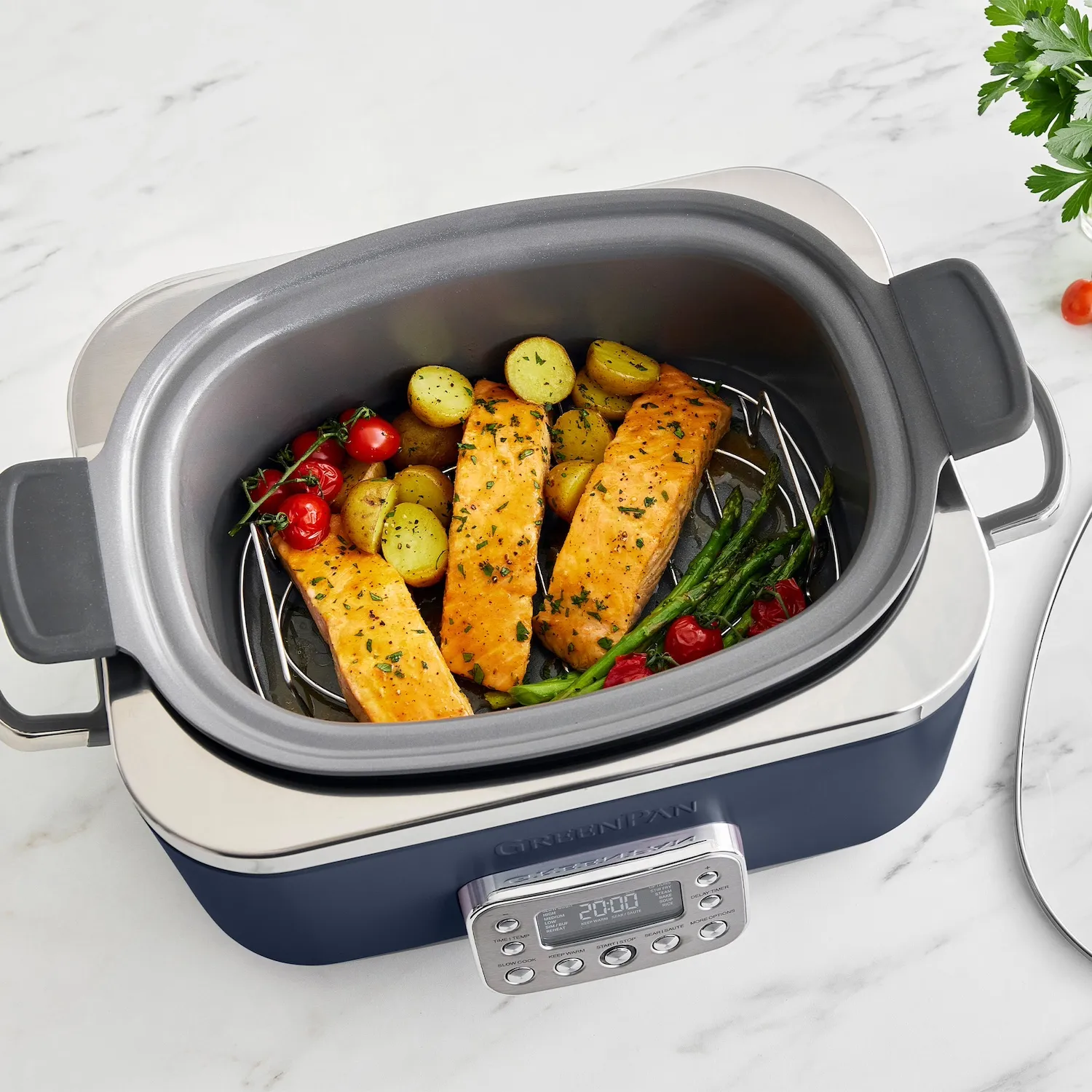 GreenPan Elite Slow Cooker, 6 qt.