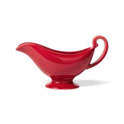 Sur la table Pearl Red Gravy Boat