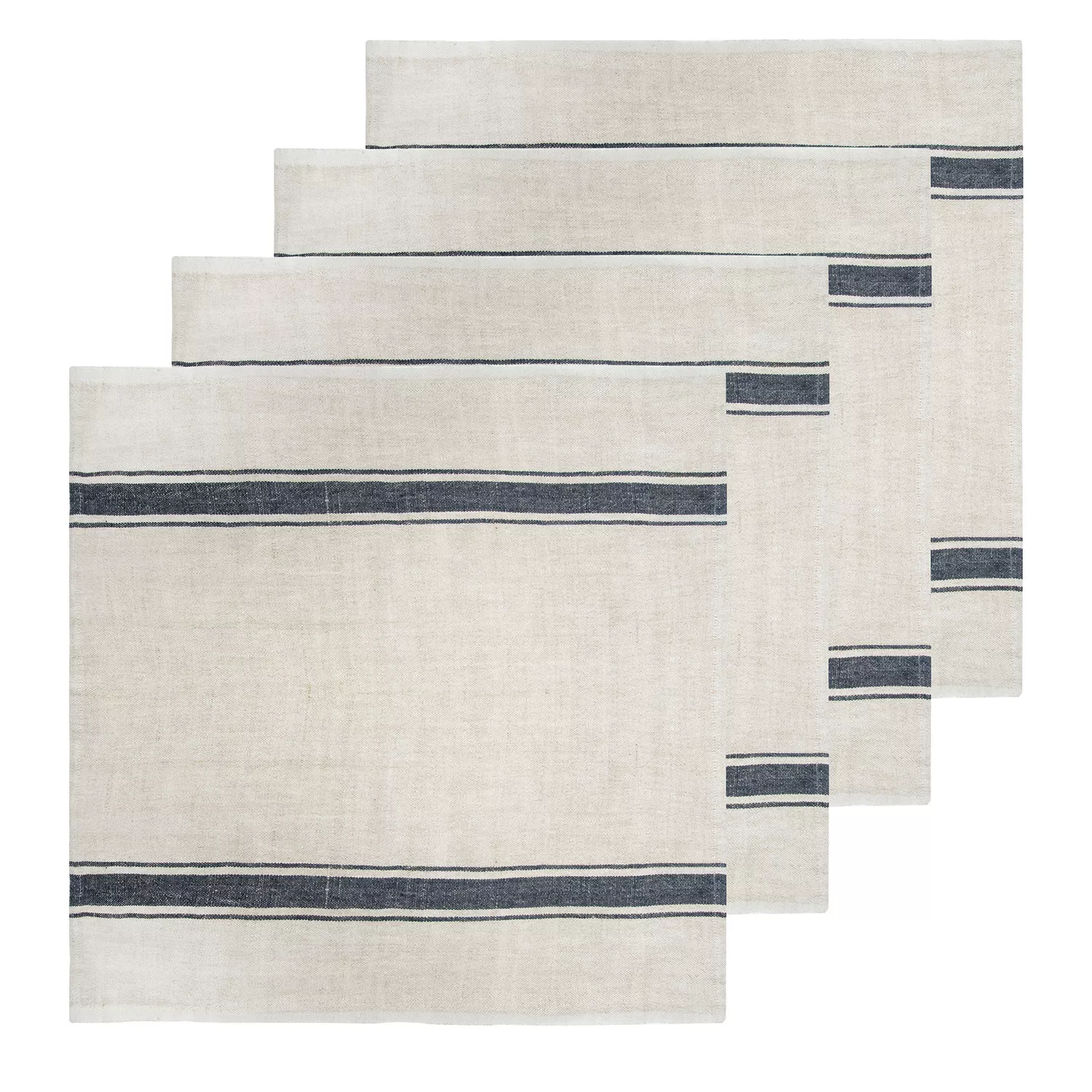 Caravan Marseille Stripe Linen Napkins, Set of 4