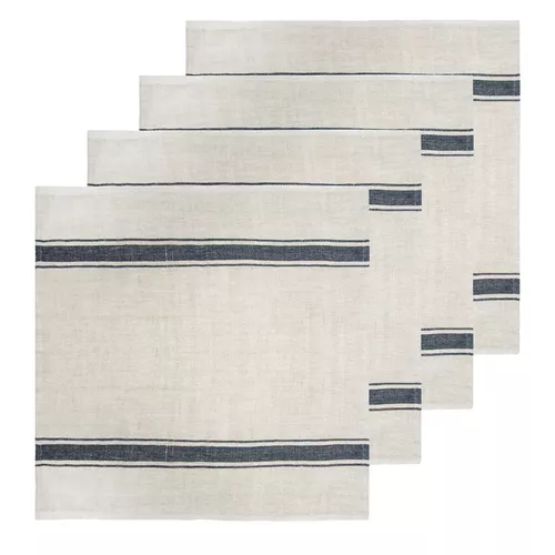Caravan Marseille Stripe Linen Napkins, Set of 4