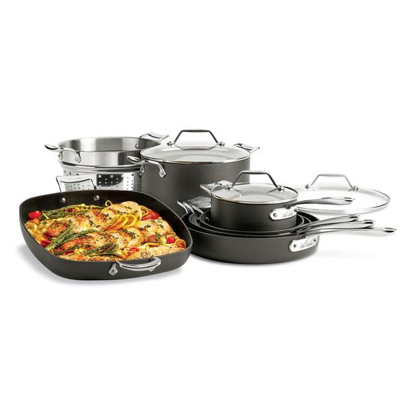 All-Clad Essentials Nonstick 10-Piece Cookware Set - thumbnail 2