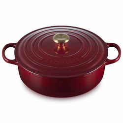 Le Creuset Round Wide Dutch Oven, 6.75 qt. I was a little hesitant on the wide aspect of it just because it