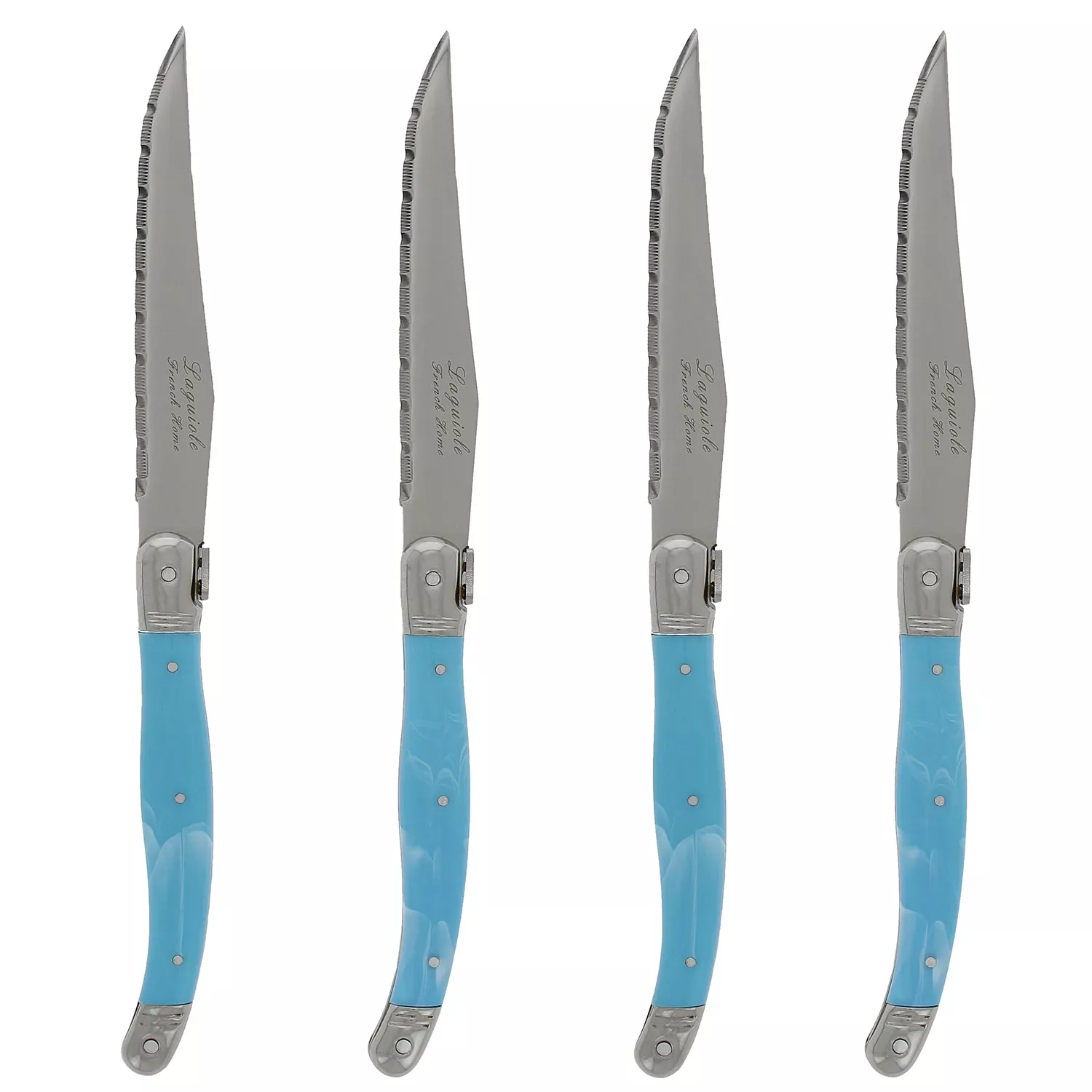 French Home Laguiole Steak Knives, Set of 4