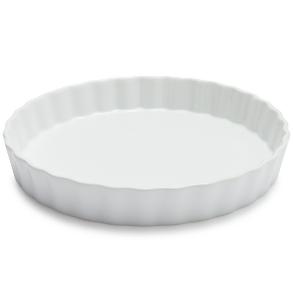 Joohoo 6 OZ Super White Durable Porcelain Quiche Baking Dish Set Of 6 