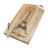Sur La Table Eiffel Tower Cheese Board and Spreader Set