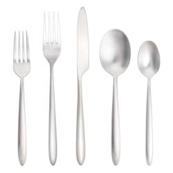 Fortessa Brushed Velo Flatware Set, 20pc