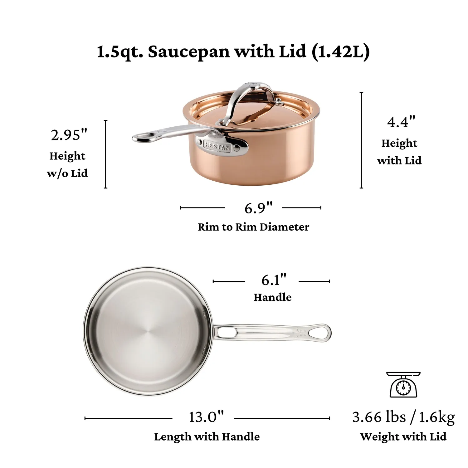 Hestan CopperBond Aura 10-Piece Cookware Set