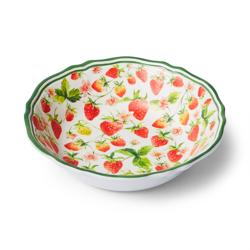 Sur La Table Wild Strawberry Melamine Cereal Bowl